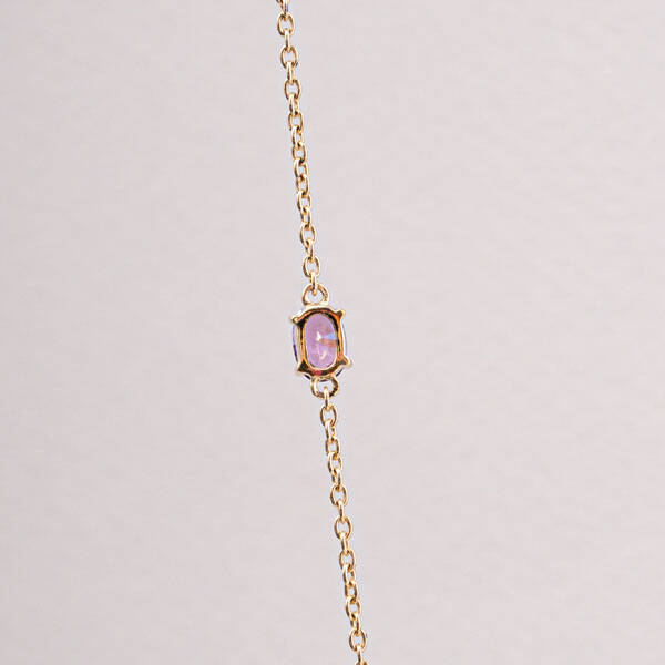 STUNNING FLEUR PENDANT WITH GOLD CHAIN